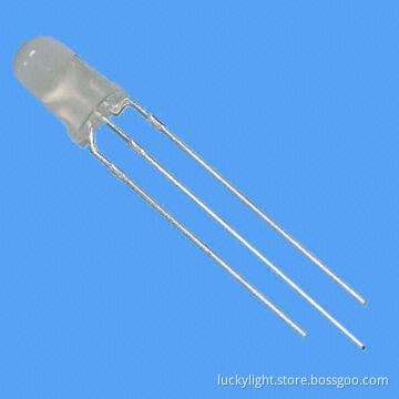 5mm Bi-color 3-pin LED Lamp, 590nm Yellow, 570nm Yellow Green